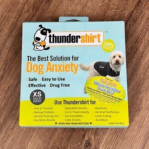 ThunderWorks Thundershirt Heather Gray Dog Anxiety Solution, XS